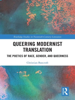 cover image of Queering Modernist Translation